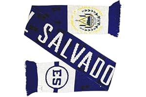 Euroscarves El Salvador Soccer Knit Scarf