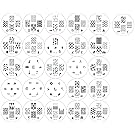 Summer Kollektion von Nail Art Schablonen Set- 26 Schablonen (161 Designs insgesamt) von Cheeky.