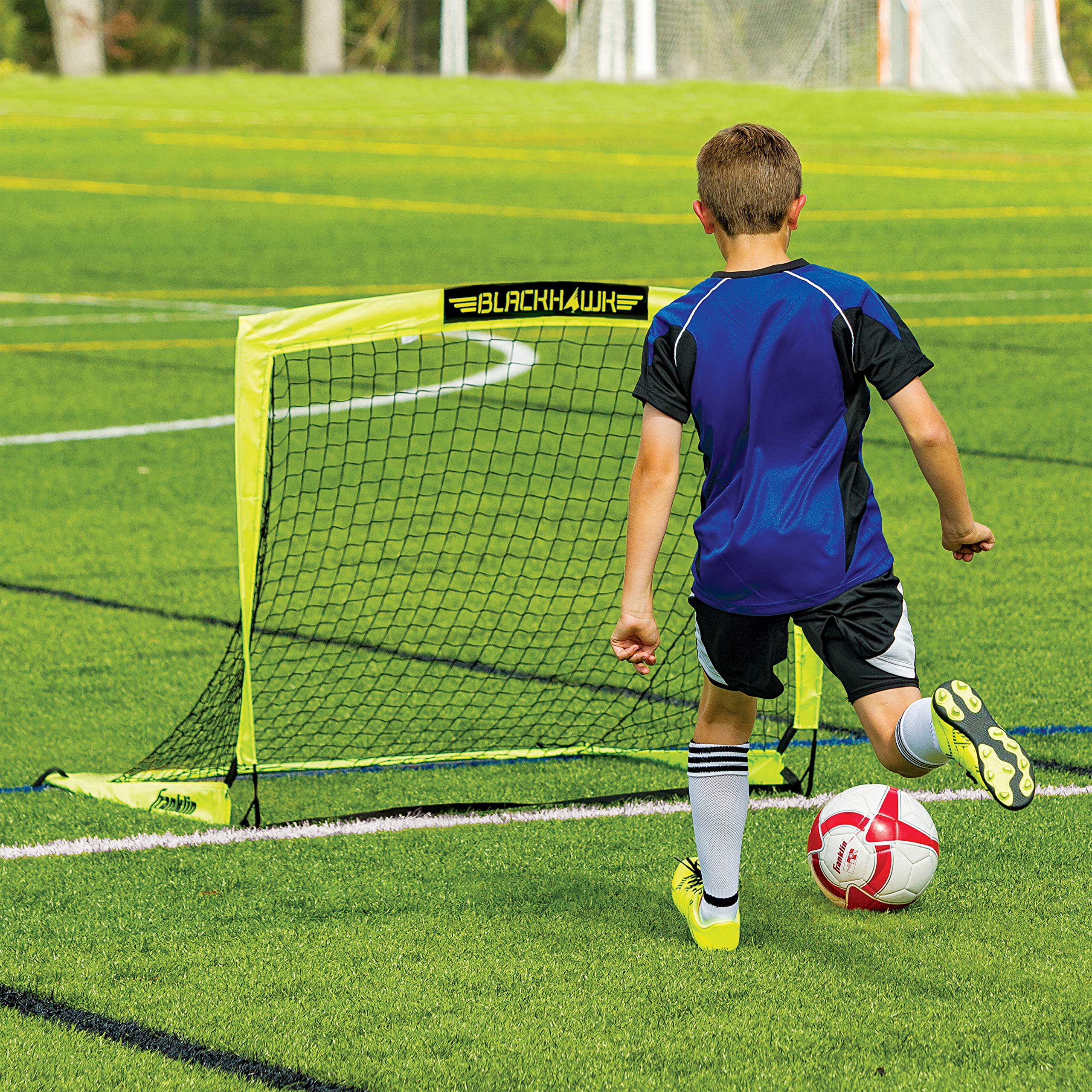 Franklin Sports Blackhawk Portable Soccer Goal PopUp Soccer Goal and