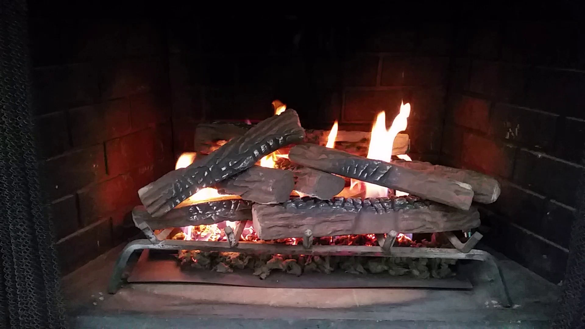 Customer reviews Barton Ceramic Wood Gas Fireplace Log Set