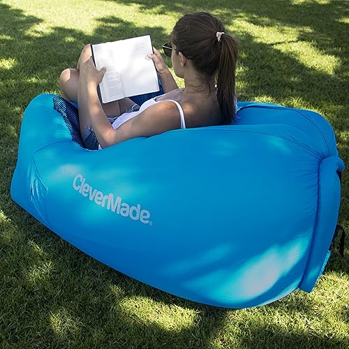 CleverMade Inflatable Lounger: Lightweight Recliner Style