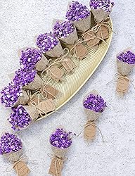 20-Piece Set Mini Magnet Dried Flowers Bouquet for