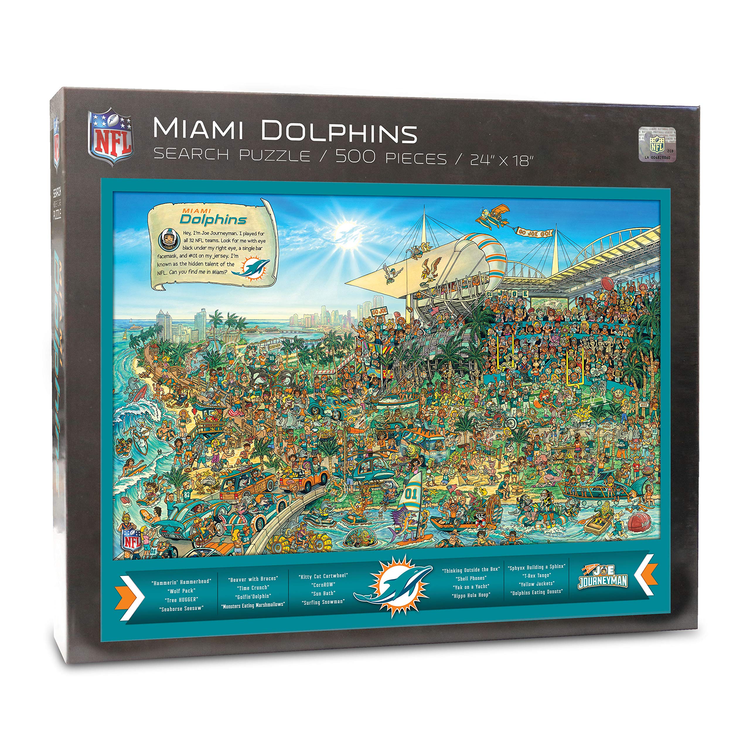 YouTheFan NFL Joe Journeyman 18'' x 24'' 500-Piece