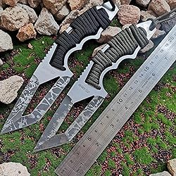 DOOM BLADE 8.07" Fixed Blade Hunting Knife with