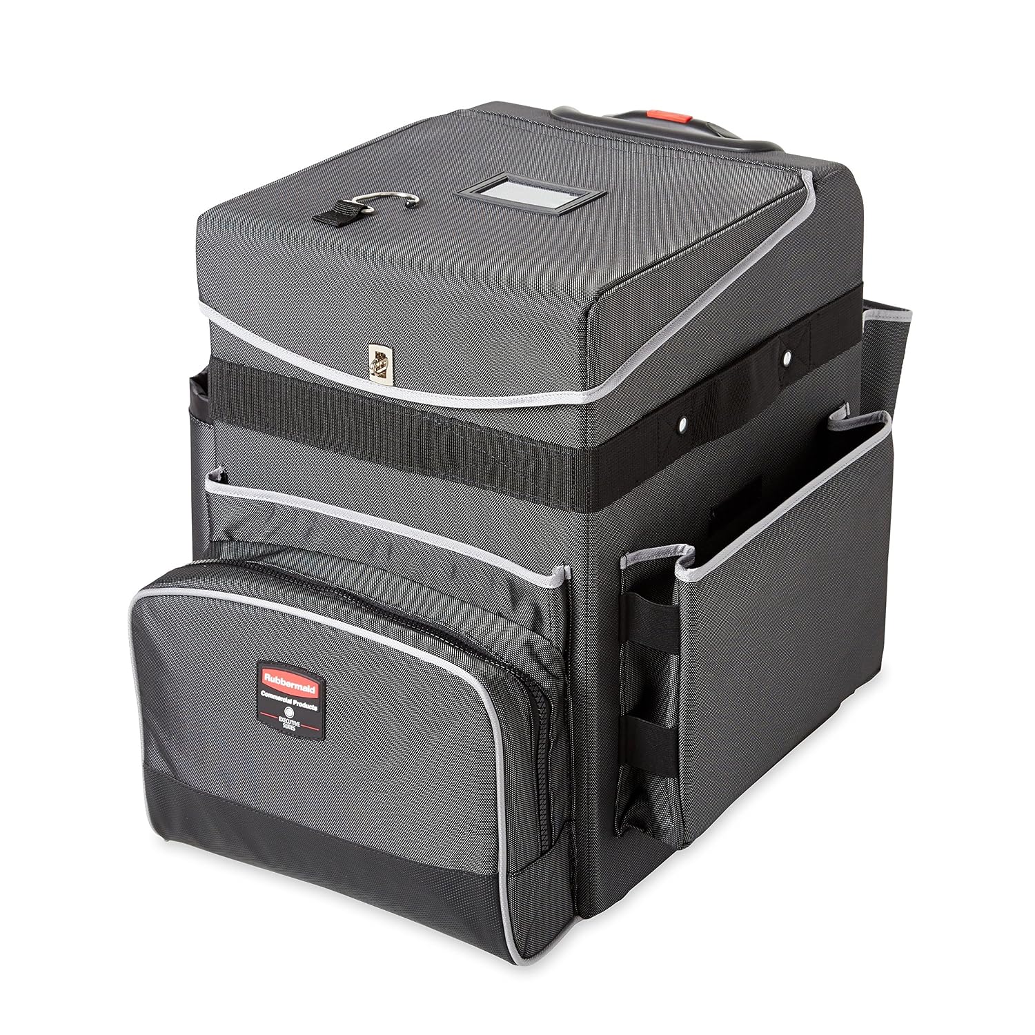 Rubbermaid Commercial Products Janitorial Cart, Aluminum, Dark Gray, M - Image 3