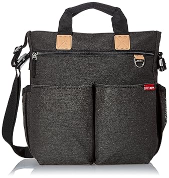 skip hop messenger diaper bag with matching changing pad