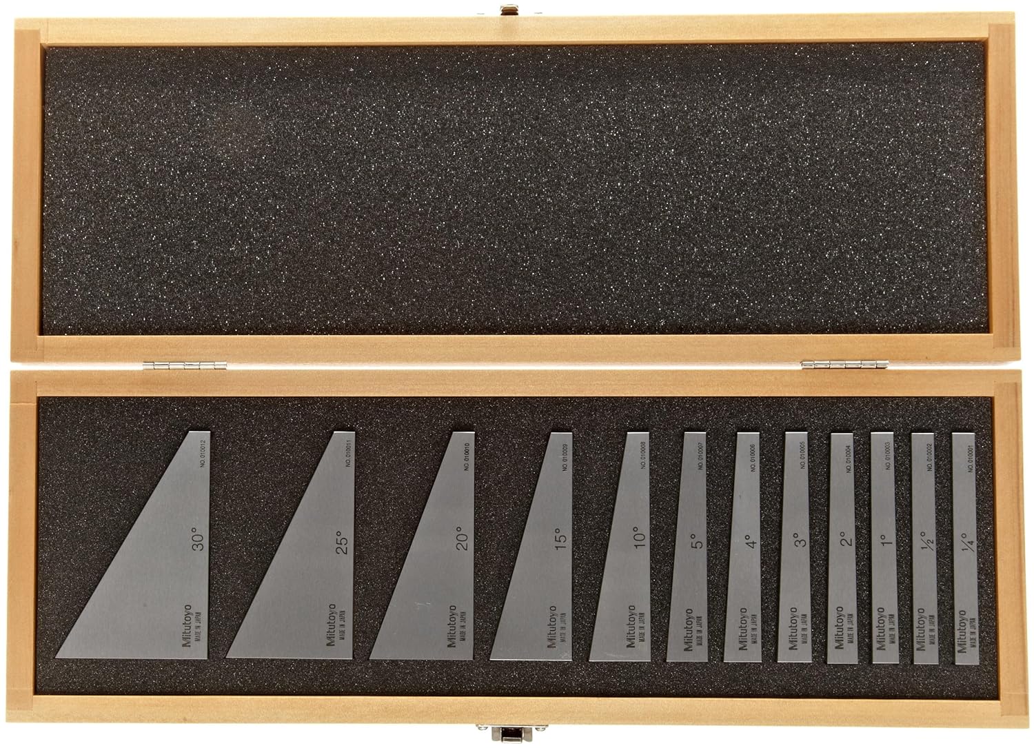 Mitutoyo 981102 Juego de bloques de ángulo de precisión de +/ 20