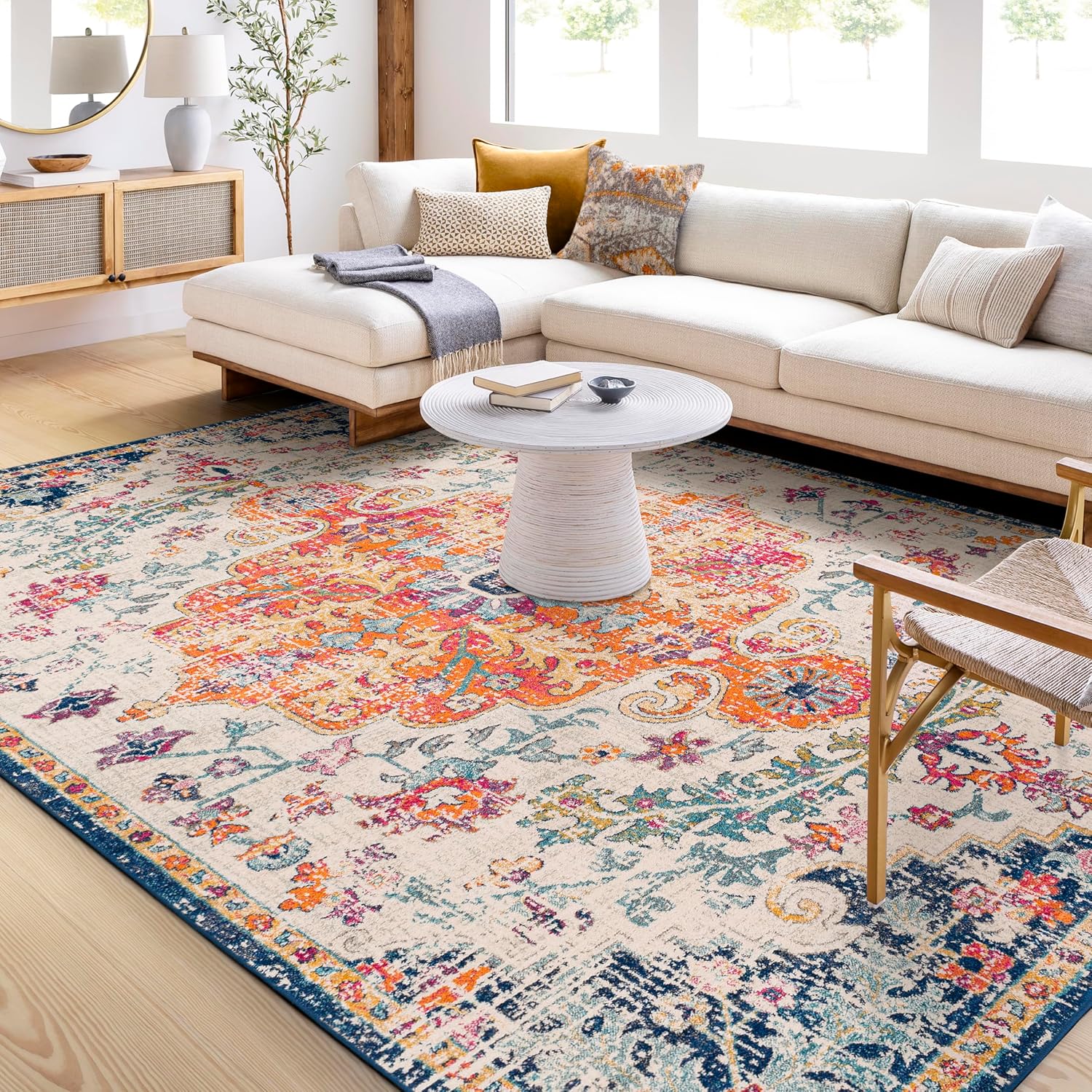 Rugs, Pads & Protectors - Artistic Weavers Odelia Vintage Bohemian Area Rug,7'10