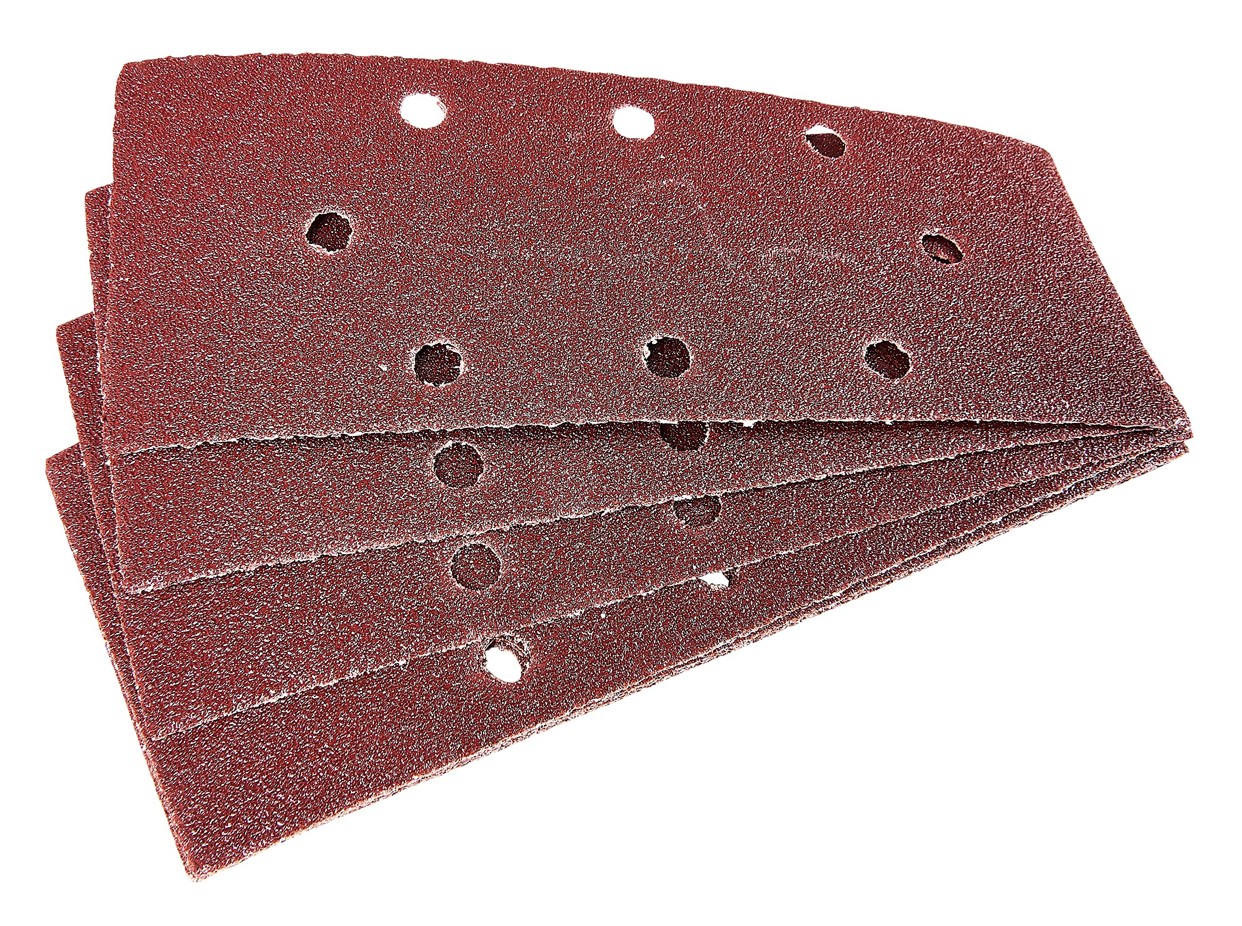 Amtech V4000 P60 Grit 1/3 Sheet Sander Set, 10 piece Sanding Sheets, 93mm x 230mm Sanding Paper