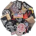 J.CARP 10 Pieces Random Patches, Military Funny Patch, Full Embroidered Appliques for Tactical Gear