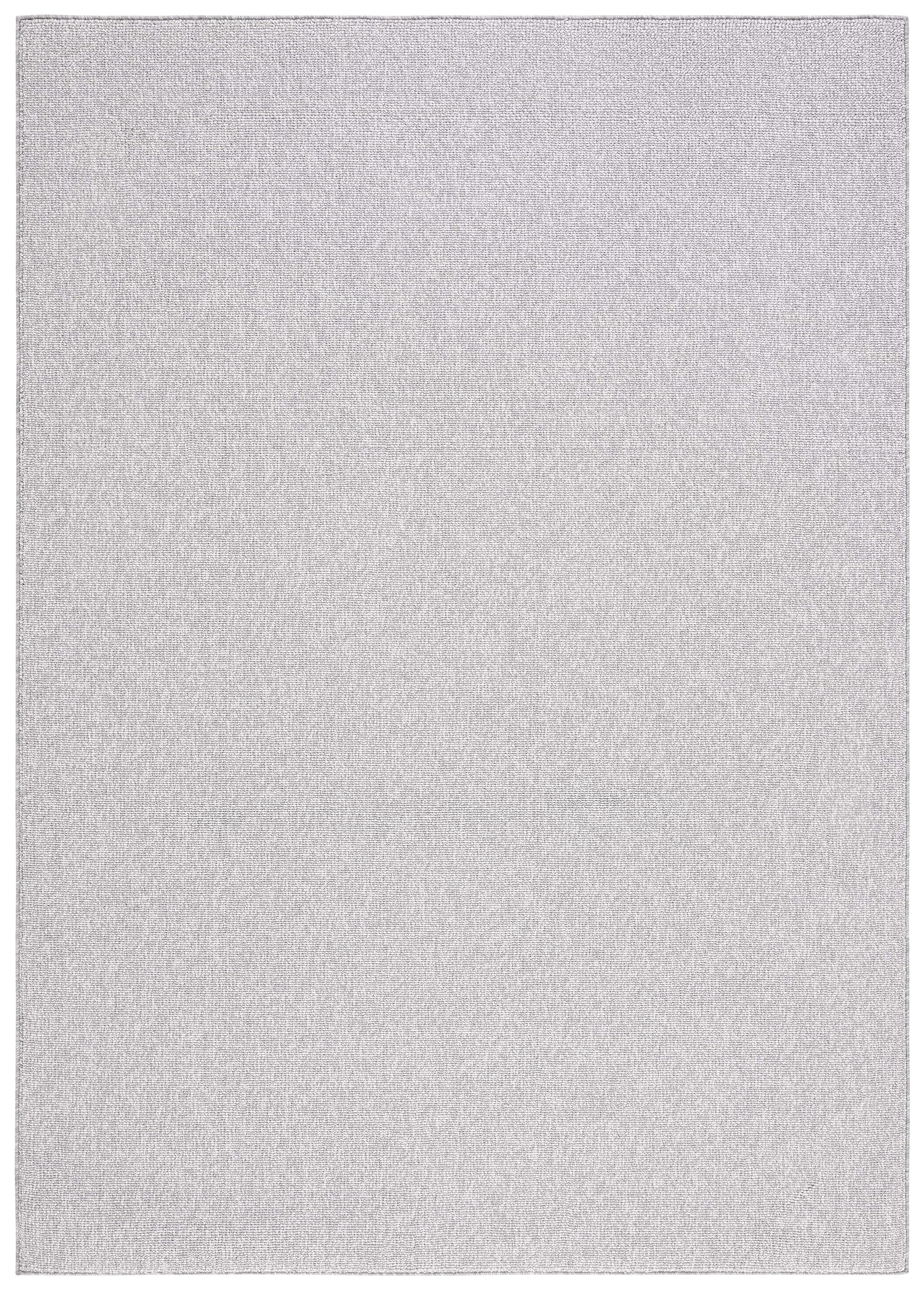 Safavieh Plain Rug for Living Room, Dining Room, Bedroom - River Collection Short Pile, Grey, 91 x 152 cm