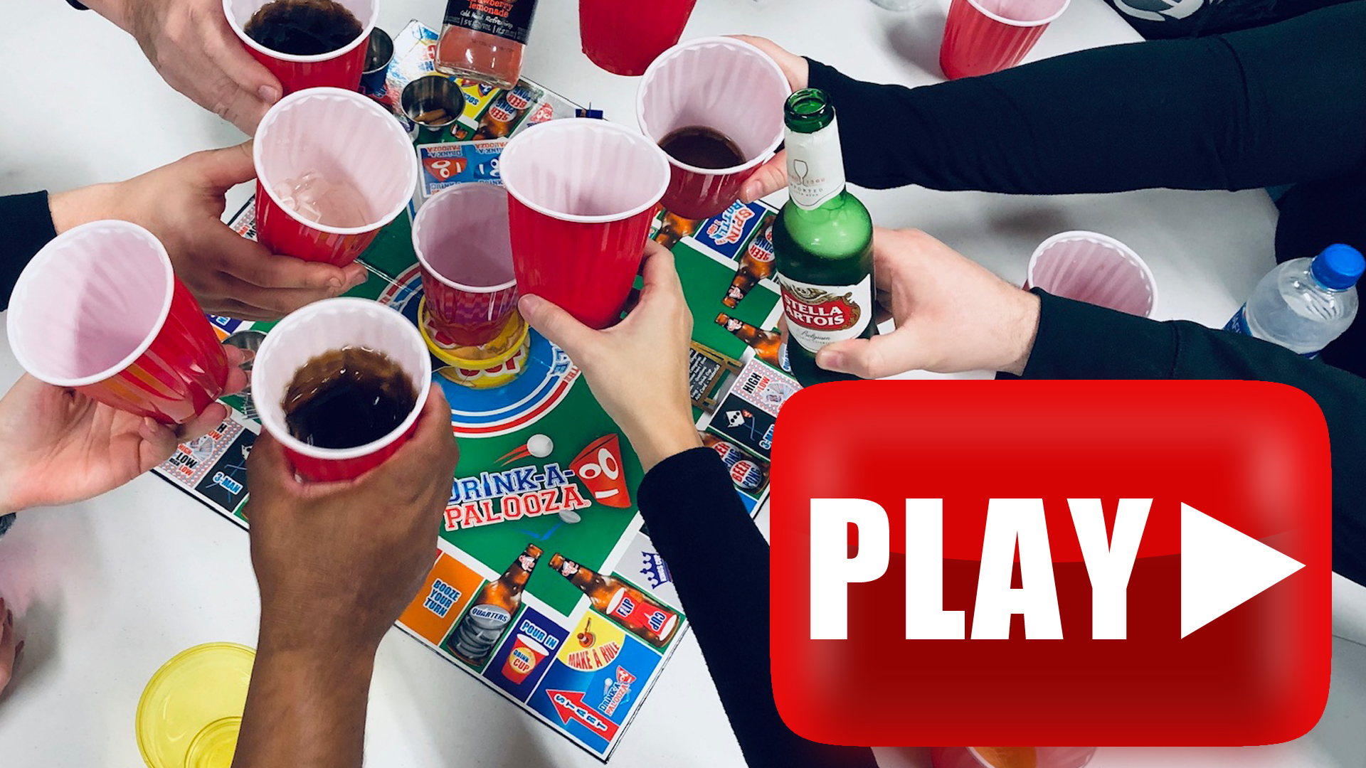 DRINKAPALOOZA Board Game Fun Drinking Games for Adults & Game Night Party Games Adult Games