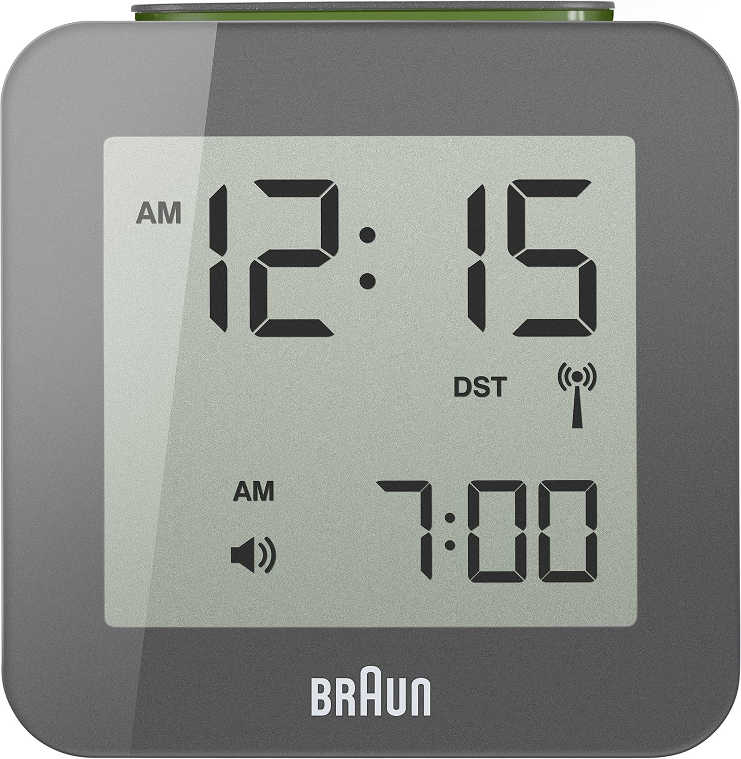 Braun BNC009 Multiband RadioControlled Alarm Clock, Grey BigaMart