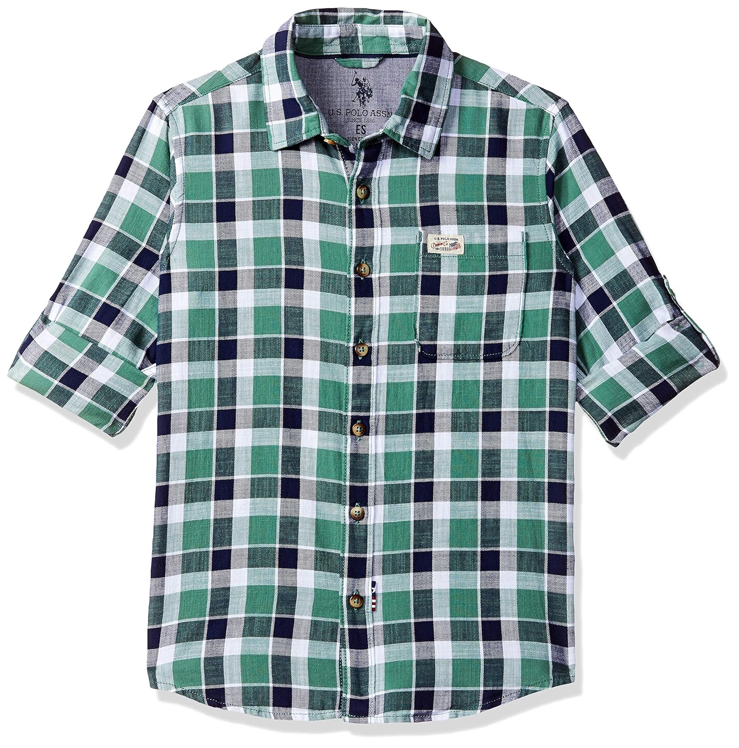 Buy US Polo Association Baby Boy's Checkered Regular fit Shirt at Amazon.in