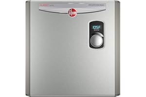 Rheem RTEX-24 24kW 240V Electric Tankless Water Heater, Gray