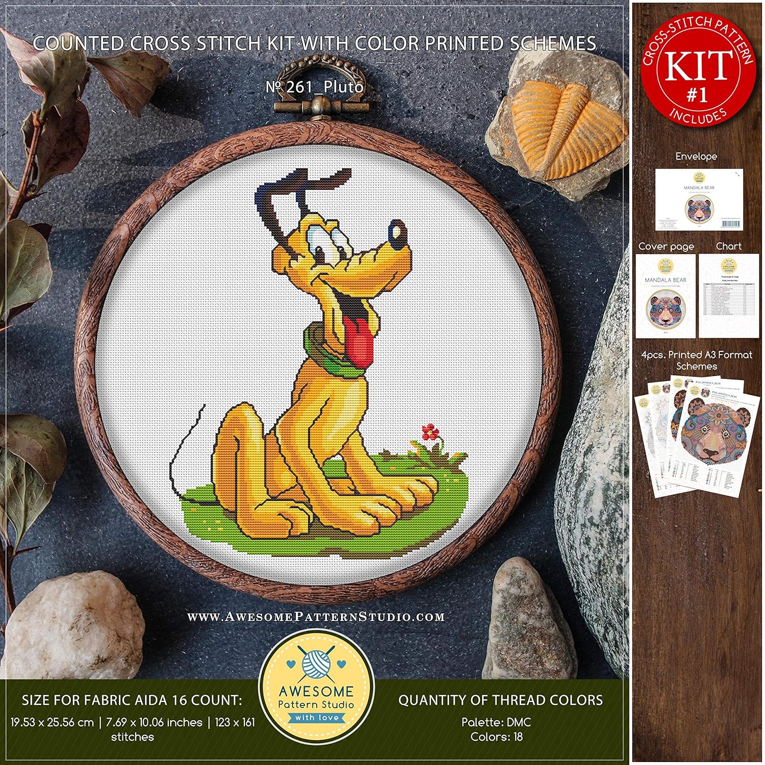 Order Online Pluto K261 Embroidery Cross Stitch Kit Disney Cross Stitch Patterns How To Cross Stitch Needlepoint Kits Stitch Design Stitch Patterns The Best Online Store Offer 51 79 51 52