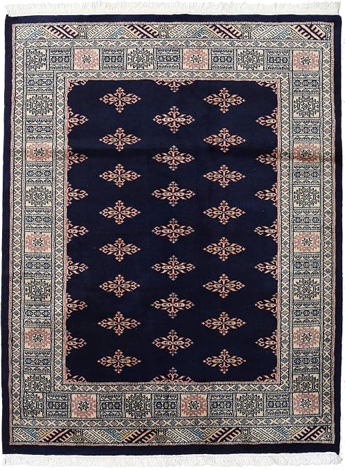 Carpetvista Pakistan Buchara 2ply Teppich 129x167 Orientalischer