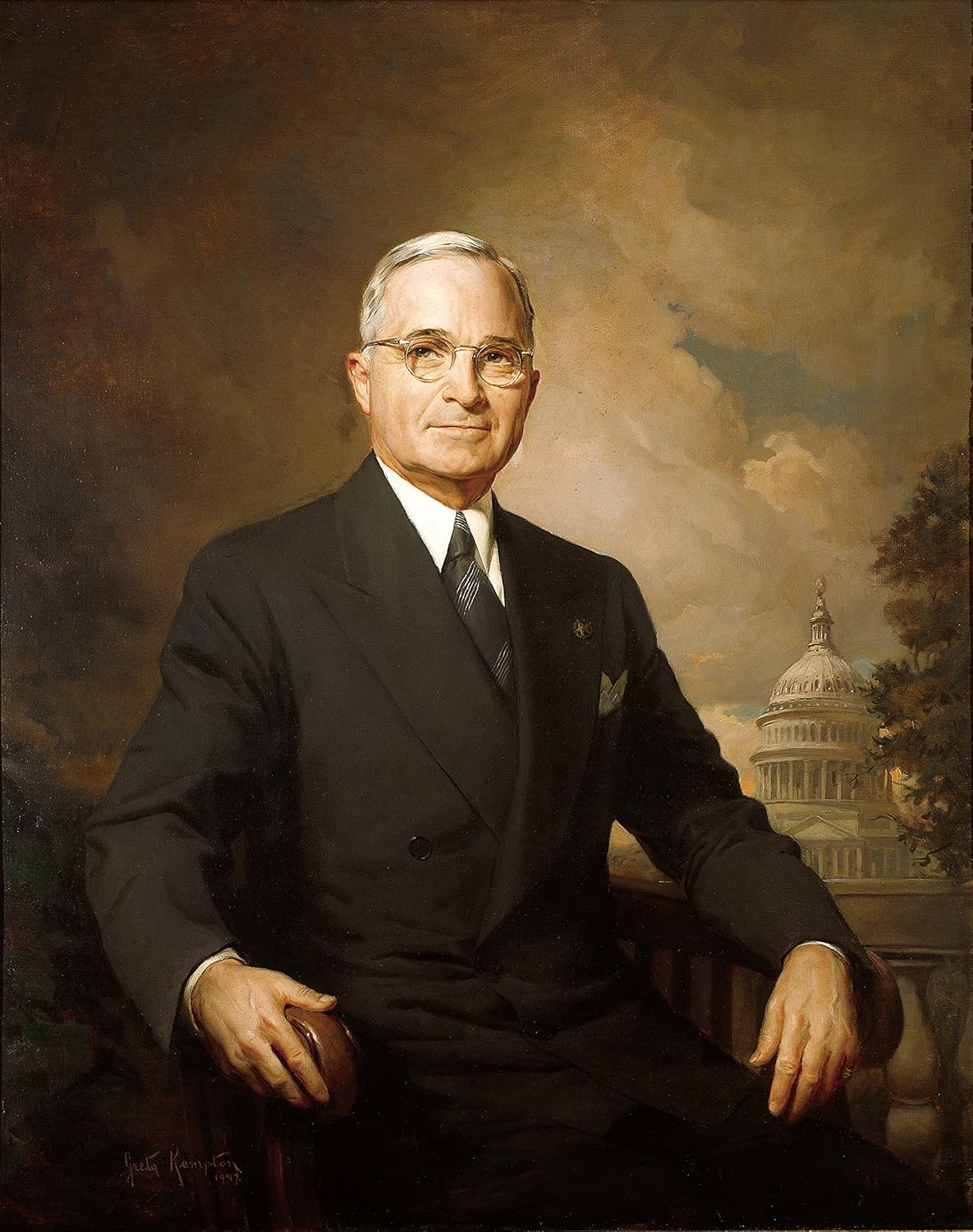 Amazon Com Harry S Truman Presidential Portrait Photo U S Presidents American History Photos 8x10 Photographs