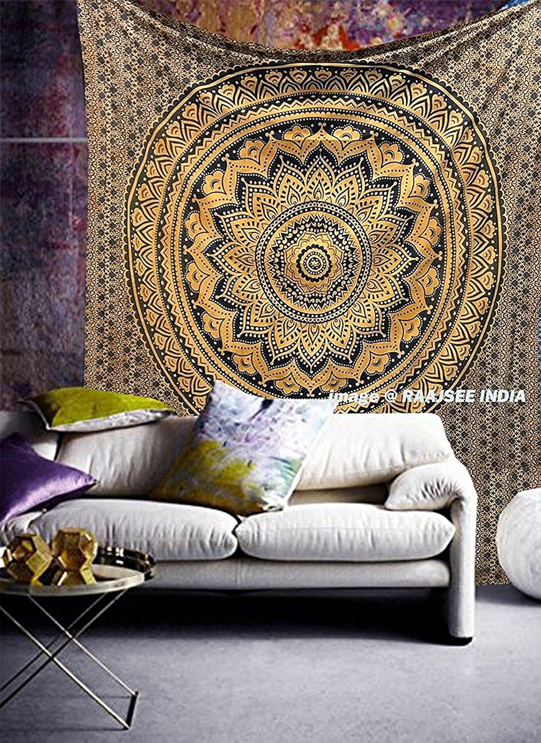 Hippy Hippie Tapestry Size 220240 cms Bohemian Tapestry,Psychedelic