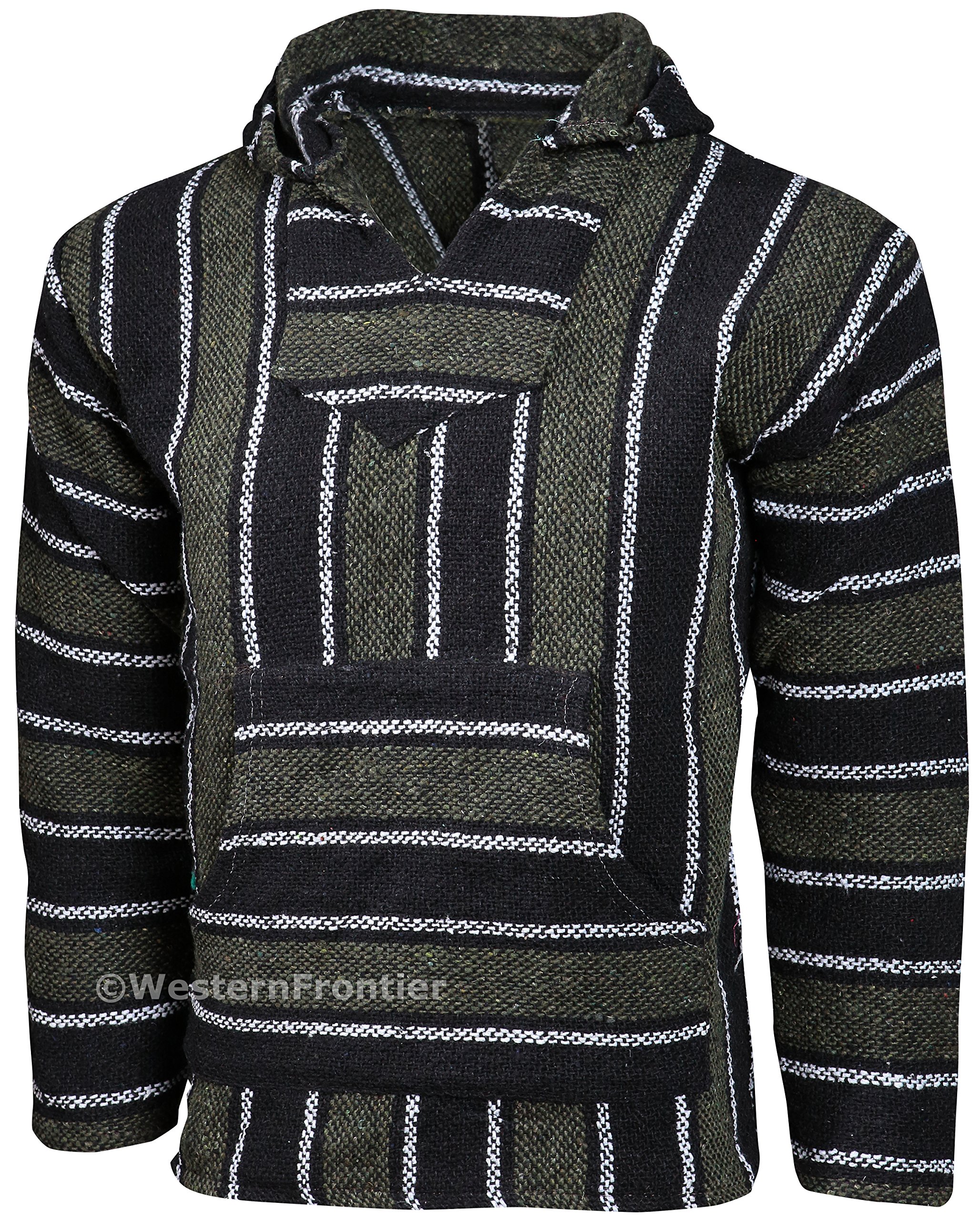 western poncho hoodie