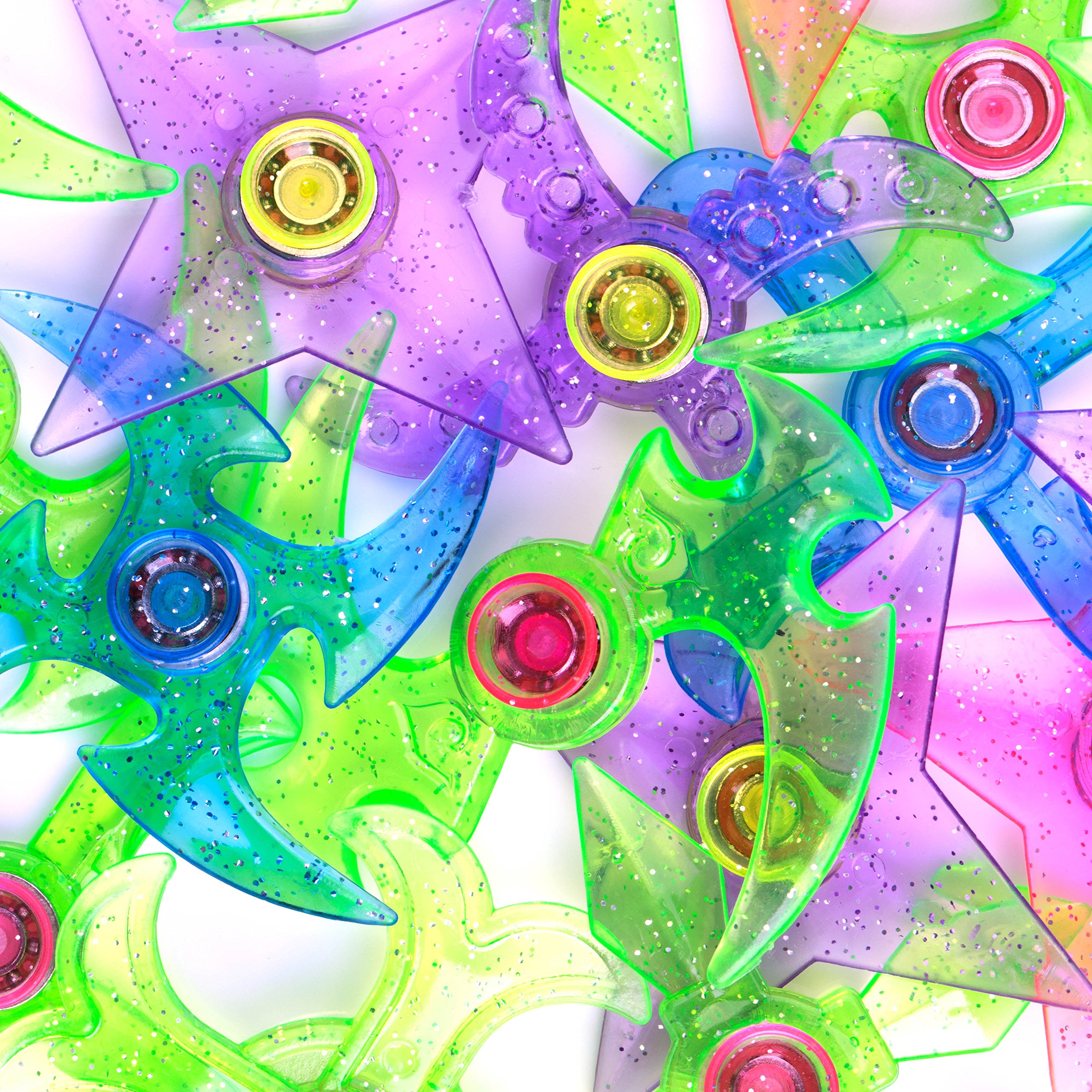 Mini Finger Gyro Fidget Spiral Twister Toys Party Pack (20 Pieces) by Lugumy