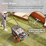 VonHaus Artificial Grass Brush 1800W Electric Lawn Sweeper 45L 380mm view 2
