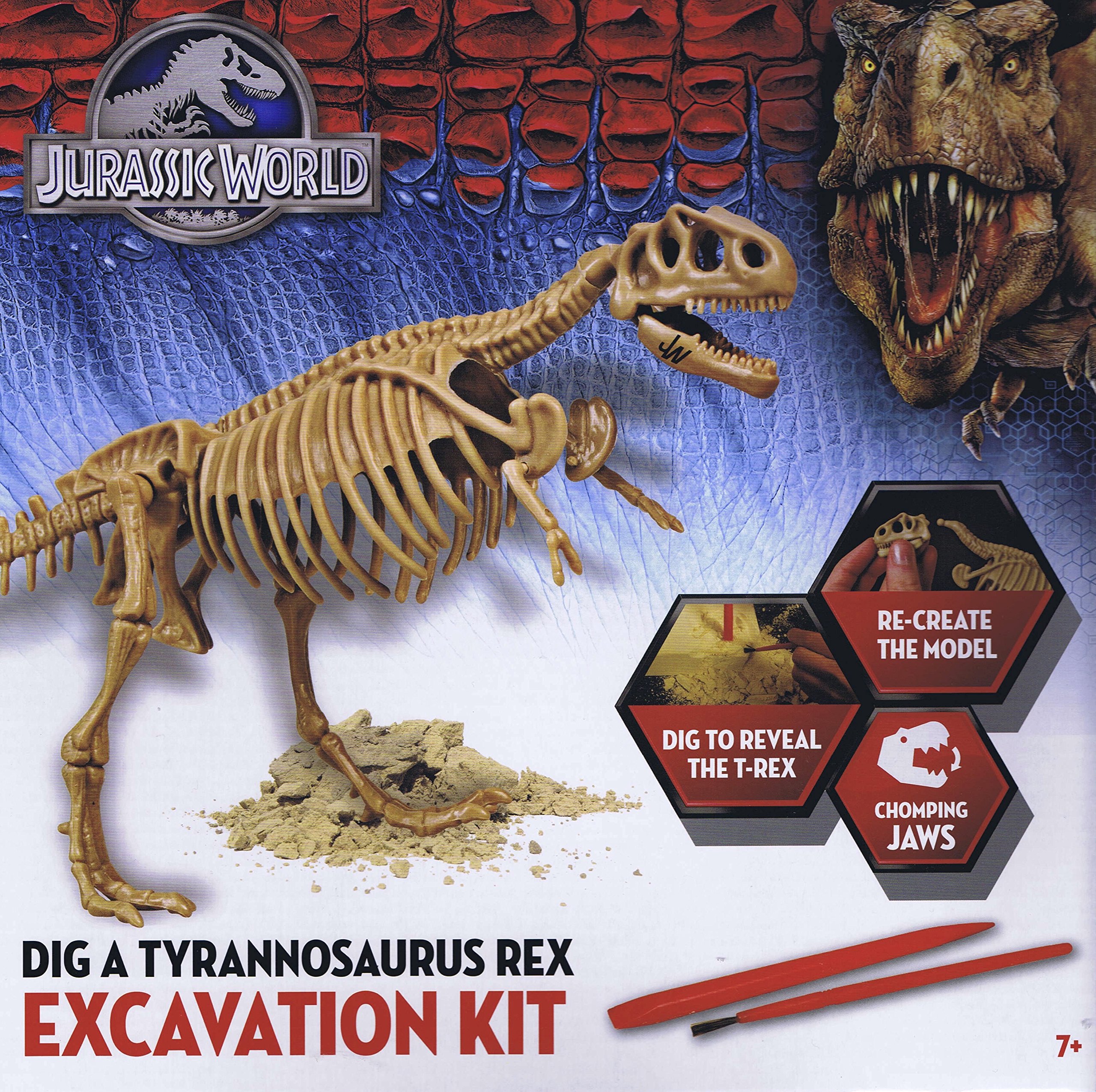 jurassic world t rex model dig kit