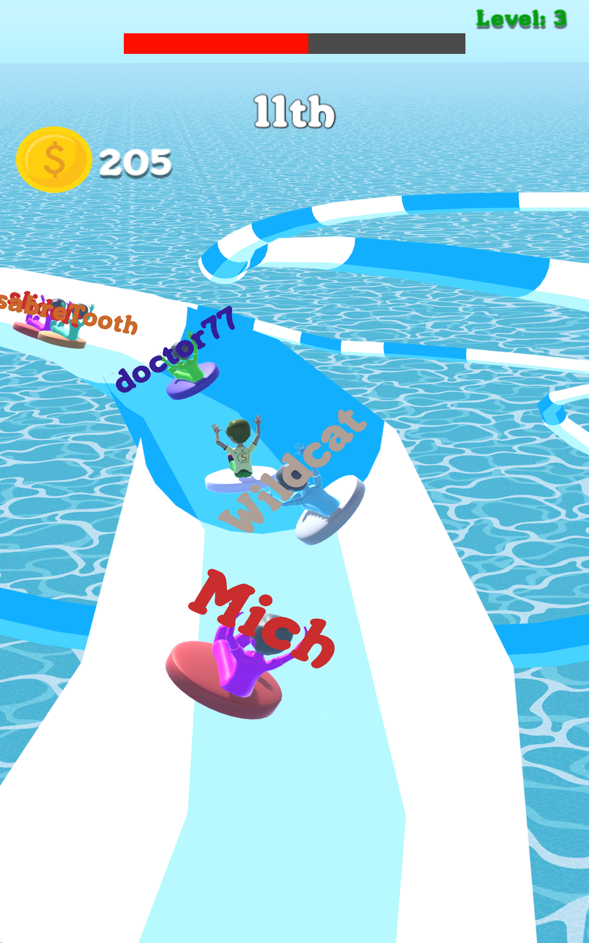 Rush Water Race io