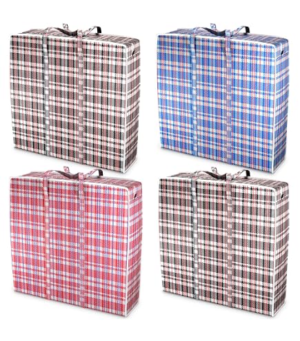 5 Bolsas De Lavandería Jumbo Con Cremallera - Reutilizables, Grandes Y Fuertes Para Almacenamiento XL