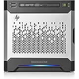 HPE 819185-001 ProLiant MicroServer Gen8 Entry Server, 4 GB RAM, No HDD, Matrox G200, Black/Silver