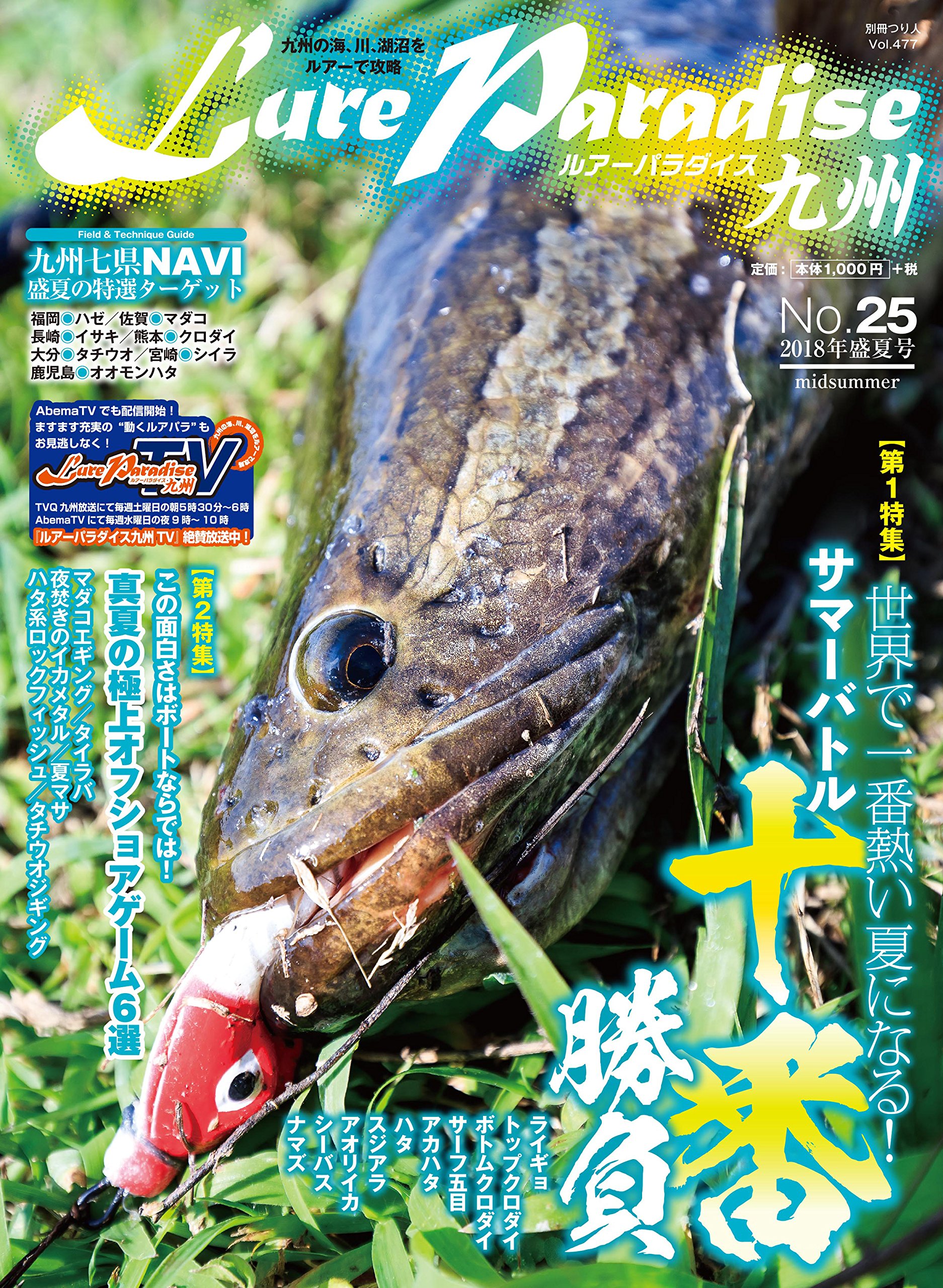 Lure Paradise九州 No 25 18年夏号 別冊つり人 Vol 477 Amazon Com Books