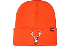 Klarny Outdoors Blaze Hunting Hat - Stretchy Knit Hunter Hat, Deer & Bow Hunting Gear, Safety Accessories for Men Women Kids