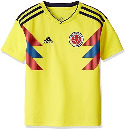 adidas Colombia Camiseta de Equipación, Niños, Amarillo (amabri/Maruni), 128