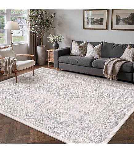 Amazon.com: Ikea VEDBÄK rug, low pile, 133x195 cm, light grey