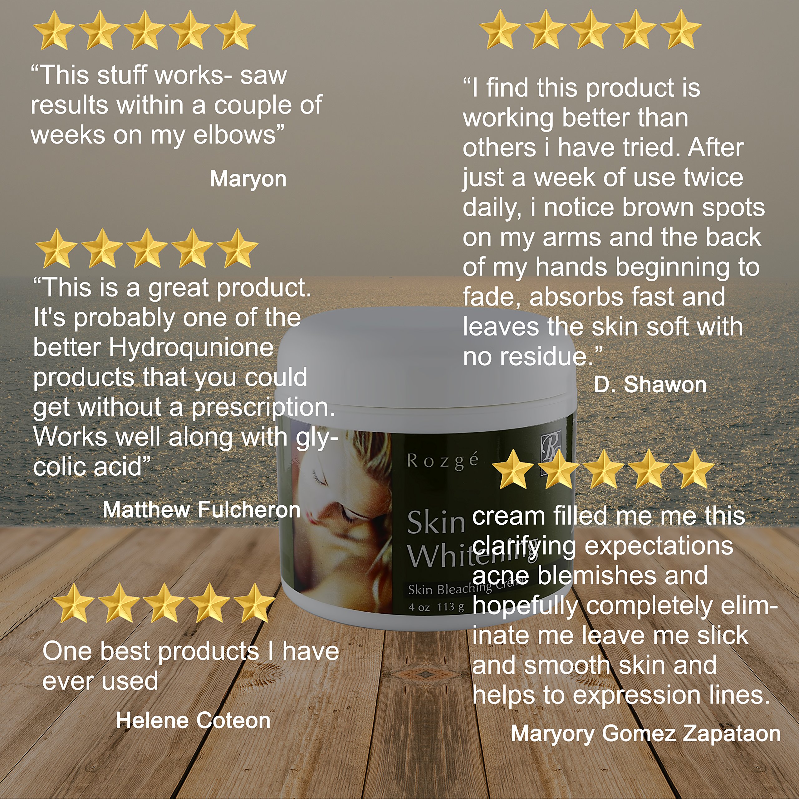 Skin Whitening Cream with 2 Hydroquinone Clinically Tested Skin