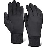 Running Glove Liners - Thermal Winter Gloves for Men & Women - Thin & Lightweight Cold Weather Gloves for Cycling & Driving