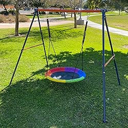 ZENY Swing Stand Frame, Heavy Duty A Frame Swing