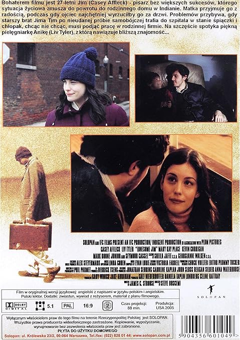 Lonesome Jim Dvd Region 2 English Audio Amazon Co Uk Casey Affleck Kevin Corrigan Mary Kay Place Seymour Cassel Rachel Strouse Sarah Strouse Rick Duplissie Liv Tyler Mark Boone Junior Jake La Botz Steve