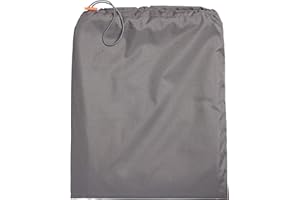 Modern Leisure Renaissance Ultralite Stand-Up Patio Heater Cover - Weather-Resistant Fabric - Heavy-Duty Outdoor Furniture Protection - 32" D (Top) x 18.5" D (Bottom) x 95" H - Gray