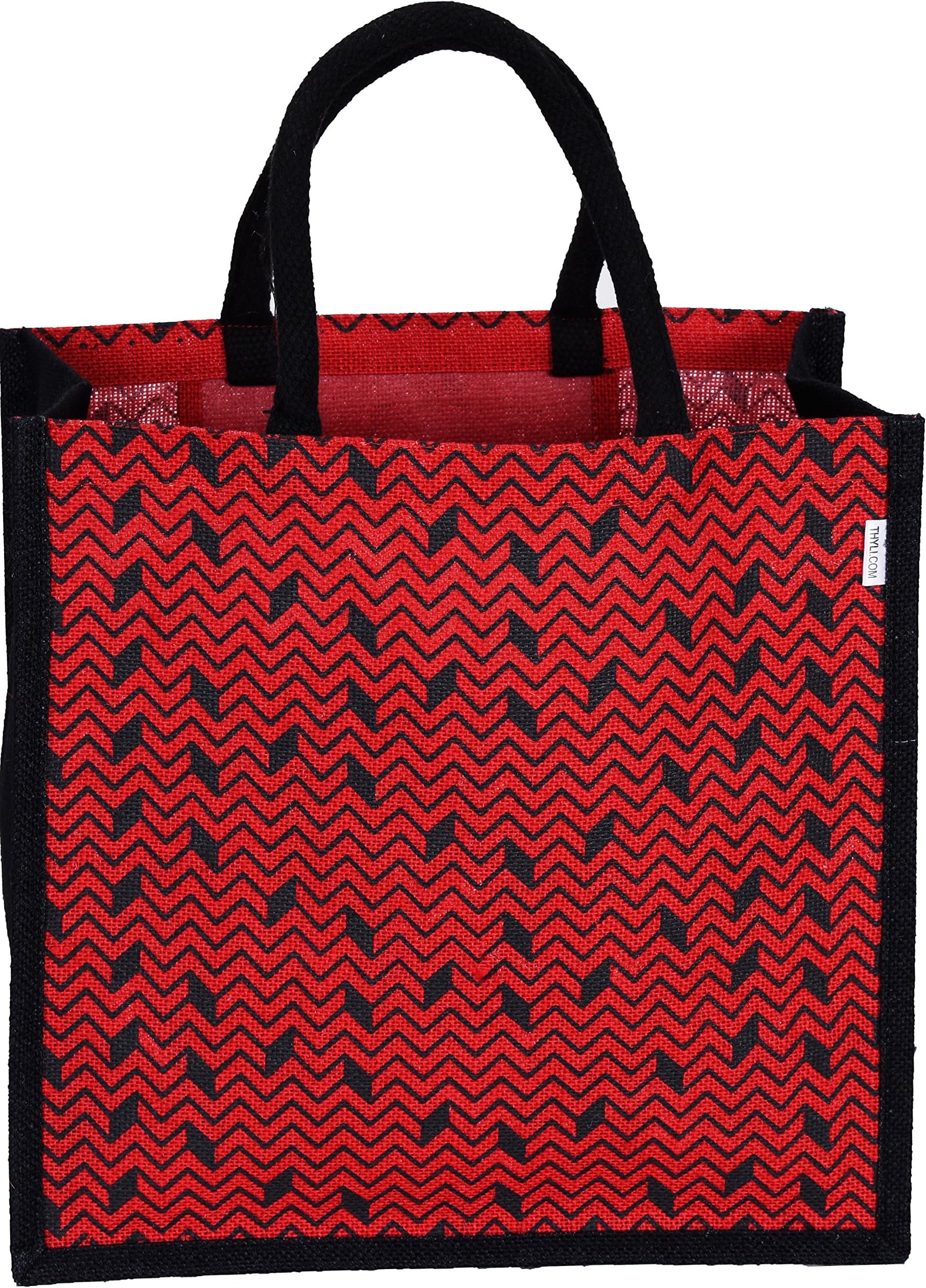 'SAK' Premium Grade Jute/Hessian Reusable Shopping Grocery Tote Bag designed by Thyli