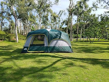Amazon Com Camppal Professional Large Family Frame Cabin Tent