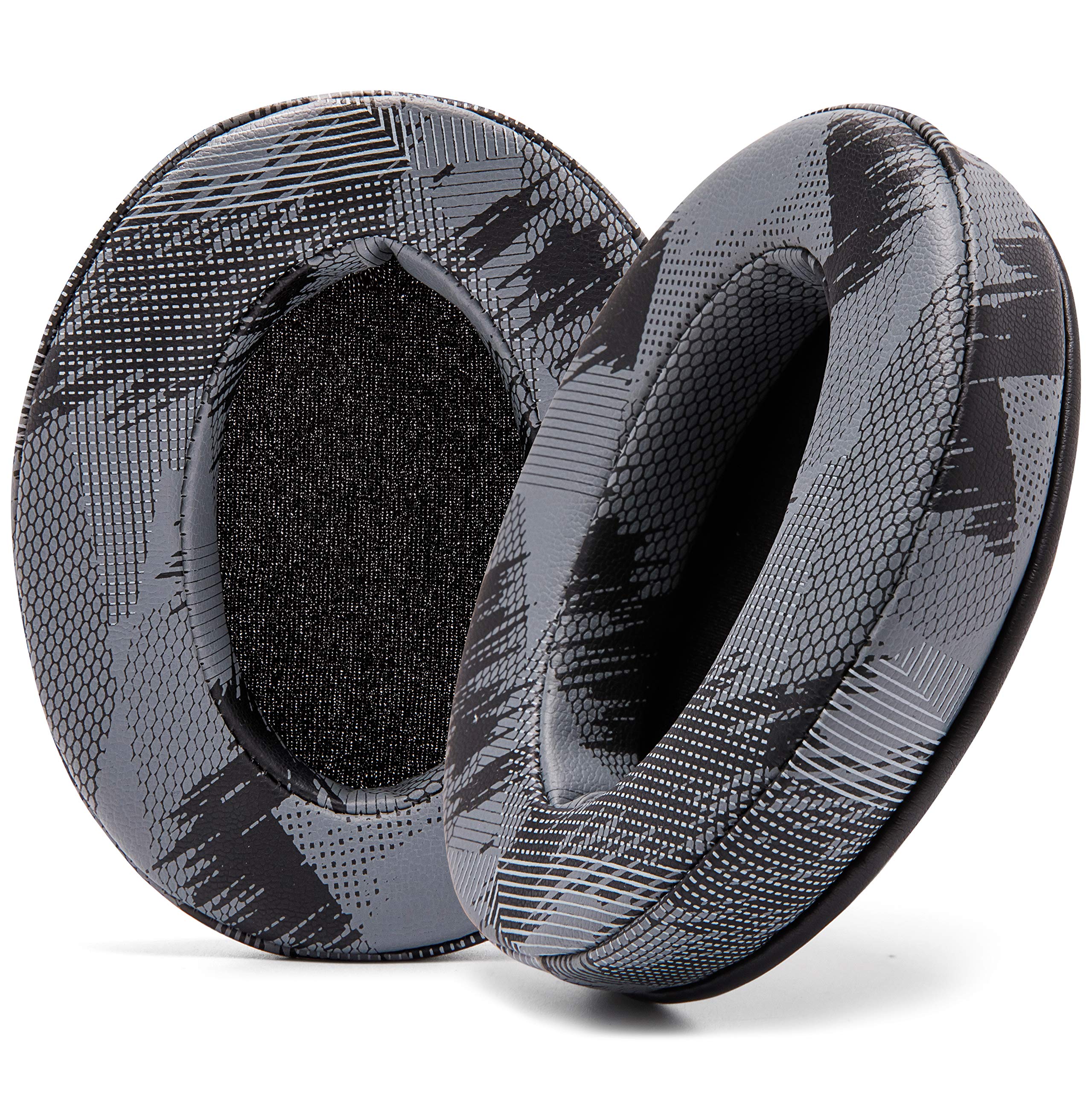 WC PadZ - The Ultimate Upgraded Earpads by Wicked Cushions - Compatible With Audio Technica, HyperX, SteelSeries Arctis & More - Extra Thick - Bigger Opening - Softer Memory Foam | (Anthracite)