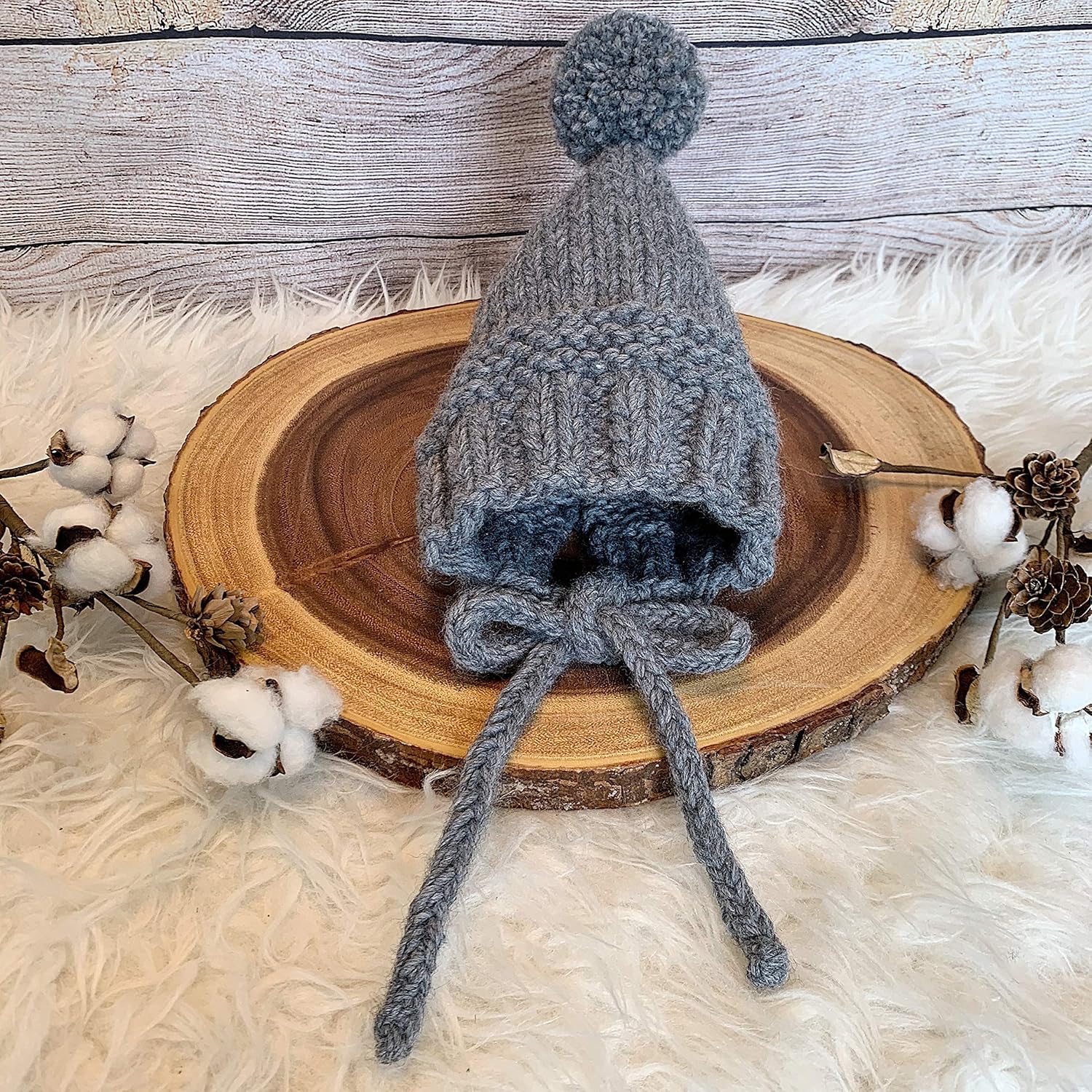 grey infant hat