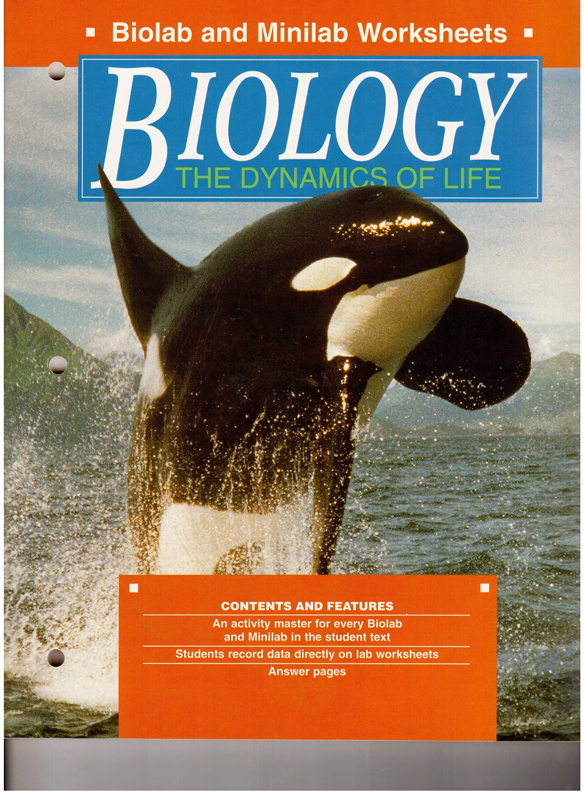 Biology the Dynamics of Life Biolab and Minilab Worksheets ...