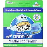 Vanish Drop-Ins Automatic Toilet Bowl Cleaner - Blue, 1.70 Ounce (Pack of 12)