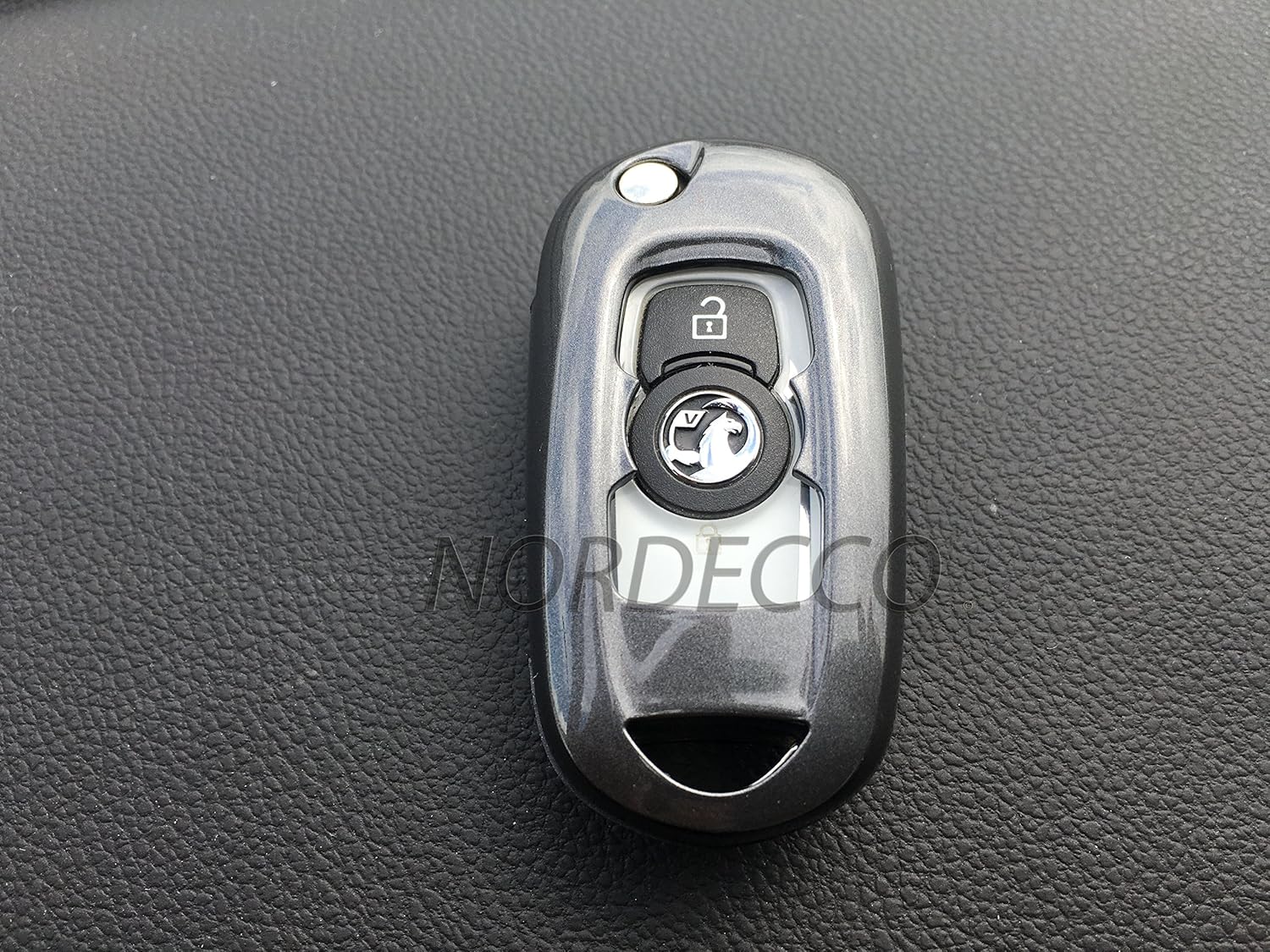 Opel ABS Hard Shell Car Key Case Compatible with Opel Mark 7 Astra Design Elite Tech Line Energy SRI 2016 2017 (Grey) - Image 5