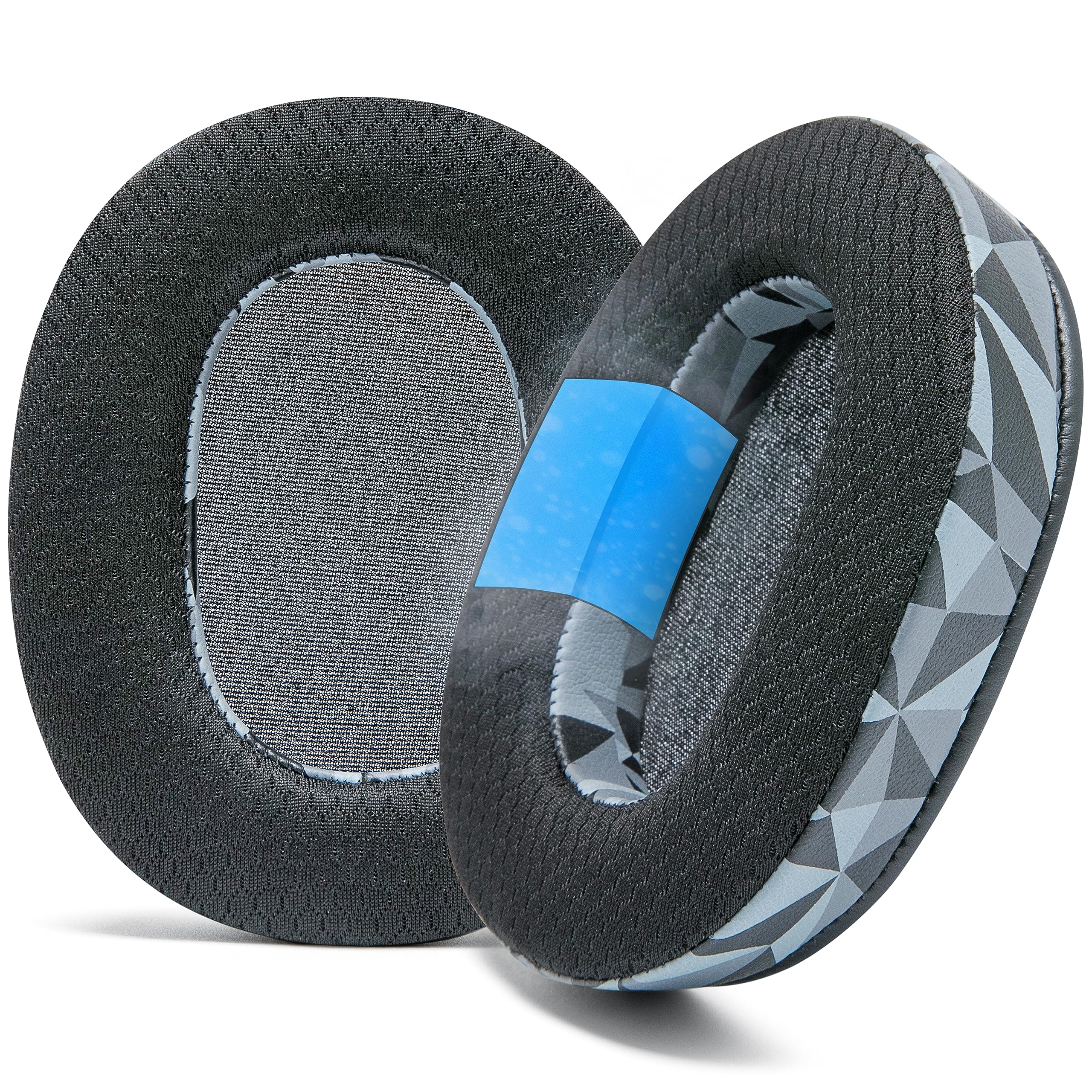 WC FreeZe Inzone - Cooling Gel Replacement Earpads for Sony Inzone H9 & H7 Headphones by Wicked Cushions - Boost Comfort, Durability, Thickness & Sound Isolation for Epic Gaming | Geo Grey