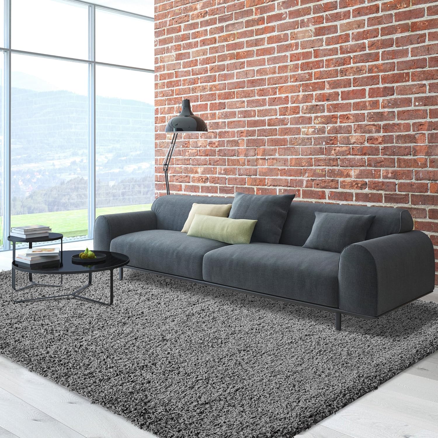 Amazon Cozy Soft And Dense Shag Area Rug Sample Swatche 4"x4