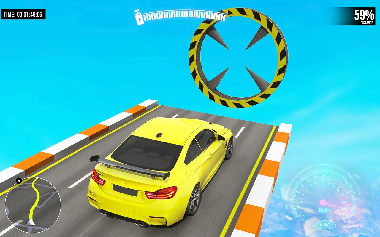 Mega Ramp Car driving Games Car Racing Stunts on Ultimate Mega Ramps