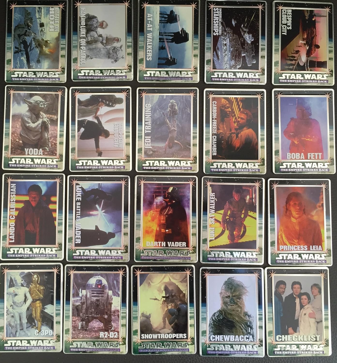 star wars metallic impressions collector cards